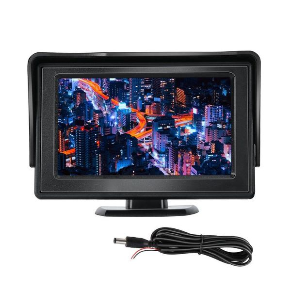 

4.3 inch tft lcd rearview car monitors for dvd gps reverse backup camera vehicle driving accessories classic style
