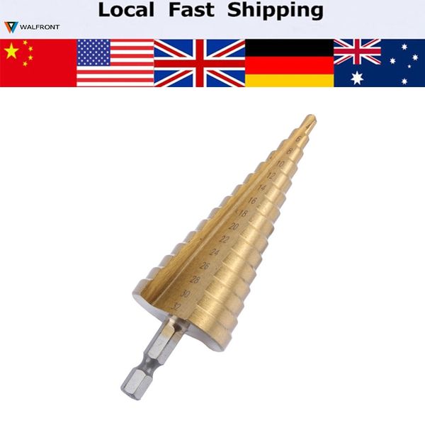 

4-32mm hss step drill bit quickchange hex-shank tools titanium coated drills power tool accessories single