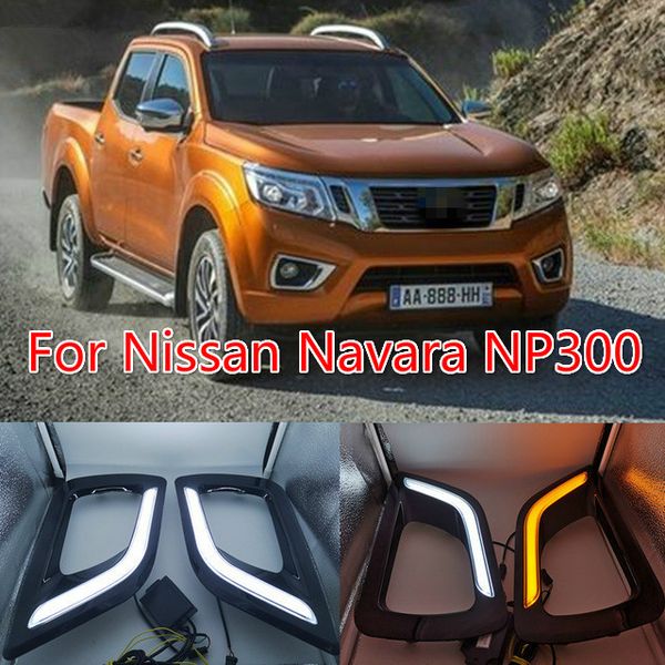 

черный глянцевый чехол для navara np300 2015 2016 реле стиля сигнала поворота 12 в led дневной ходовой свет drl с отверстием противотуманной