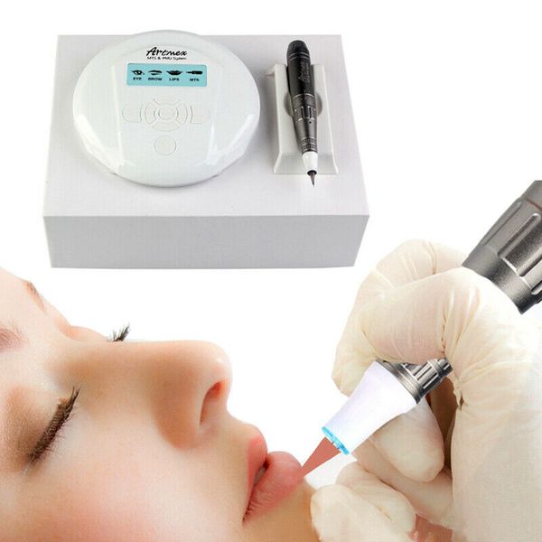 Professionelle Artmex V6 Semi Permanent Make-up Tattoo Maschine PMU MTS System Elektrische Derma Pen Augenbrauen Lippe DHL