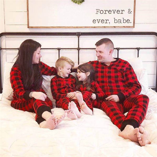 

christmas cartoon print casual jumpsuit women men kid button long sleeve rompers family festival wear home clothing, Blue