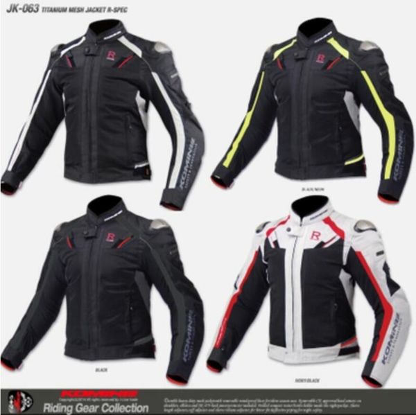 

komine jk 063 titanium alloy automobile race motorcycle jacket ride service popular brands clothing