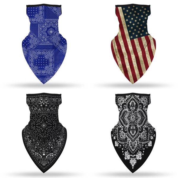 

t47i5 mask women scarf face mask outdoor veil windproof half face dust-proof sunshade silk shawl scarf dust ear type party, Black