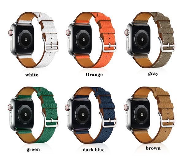 

for strap suitable direct 2/3/4/5 / strap generation cross designer leather pattern applewatch1 luxury factory watch sales trgui, Slivery;brown