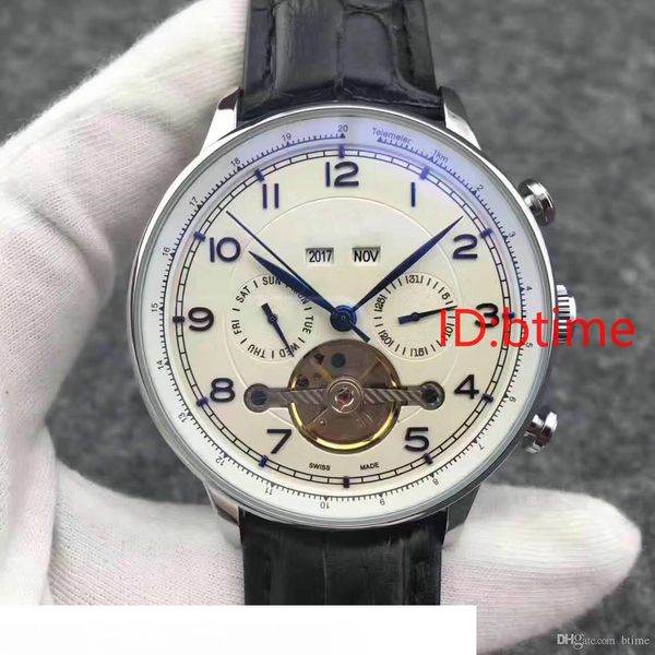 

победитель моды черный кожаный ремешок скелет из нержавеющей стали механические автоматические часы для мужчин золотые роскошные наручные ча, Slivery;brown