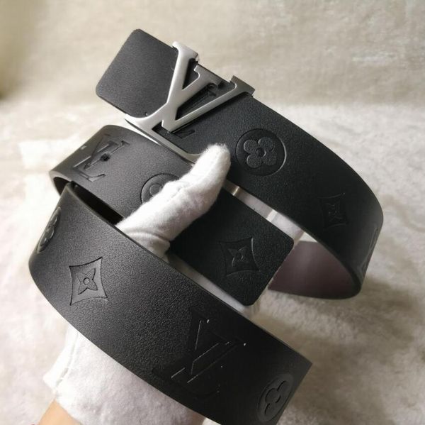 

2020 new leather belt for young men and women casual pin buckle cowhide belt business joker belt 123, Black;brown