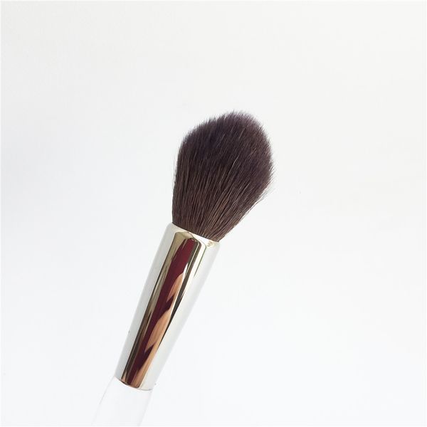 Pennello TrishMcEvoy 48 Sculpt Blend Face Brush - Morbido pelo di capra affusolato Highlighter Pennello per sfumare le guance - Applicatore di trucco di bellezza Strumenti holike