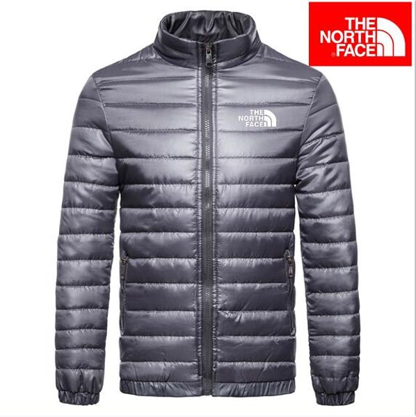 

fashion mens spring autumn down jackets thin slim fit coats cotton-padded solid color long sleeved jacket outerwear five colors, Black