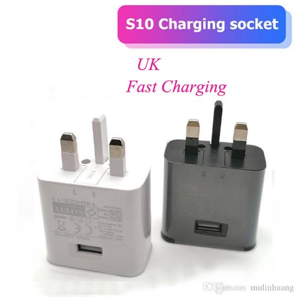 

good quality uk adaptive fast charging 5v 2a usb wall quick charger adapter plug for samsung galaxy s10e s10 s9 s8 plus s7 edge note 5
