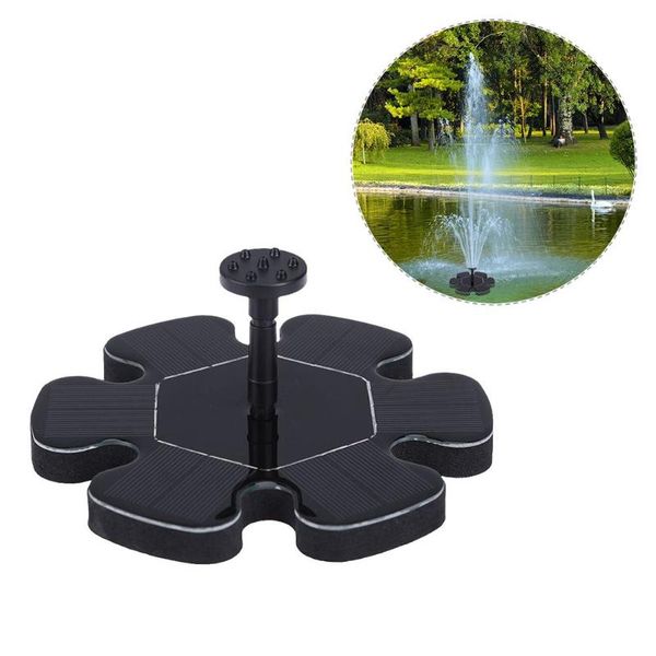 

6v 1w micro floating fountain solar water fountain pump outdoor suspension circular solar birdbath for garden decor