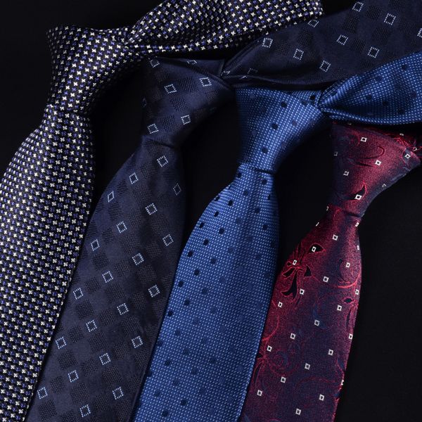

classic new 100% natural silk ties for men ties necktie 2019 genuine silk man tie business blue vocational groom wedding party, Blue;white