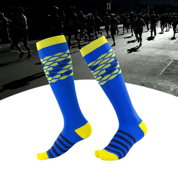 

compression sock knee high/long quick drying nylon hosiery cycling footwear accessories casual style nylon sports apparel socks, Black