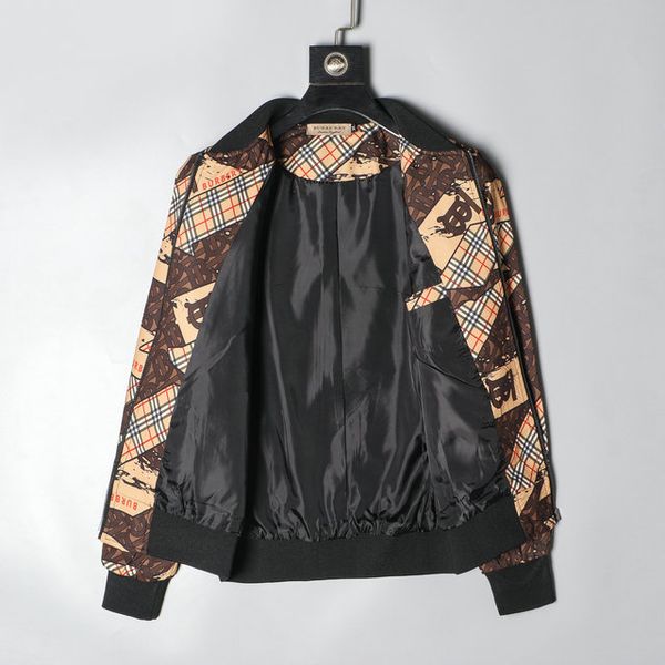 

burberri luxury designer mens jacket classic brand jacket fashion stitching multi element logo outdoor sports wild coats, Black;brown