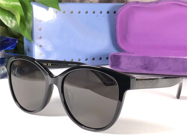 

новый дизайн женской моды бренд очки моды шоу 0703 cateye frame солнцезащитные очки дизайн лето стиль с коробкой, White;black