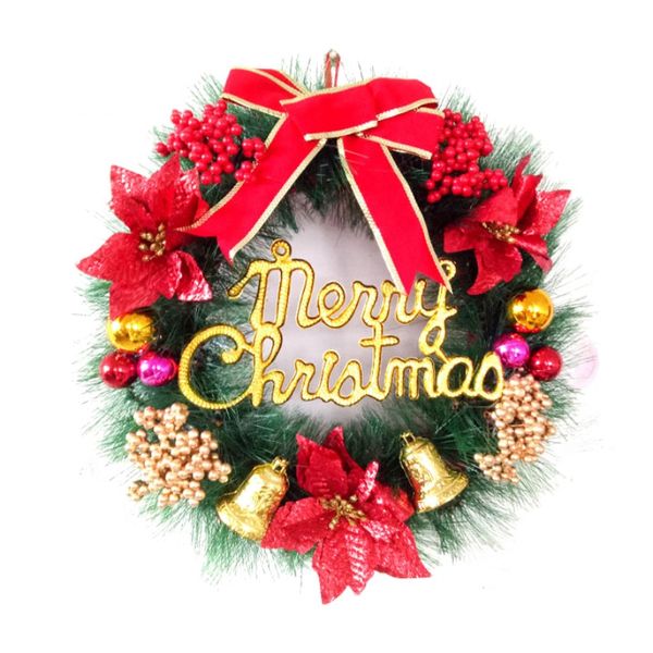 

christmas wreath decor for xmas home party door wall garland flower ornaments