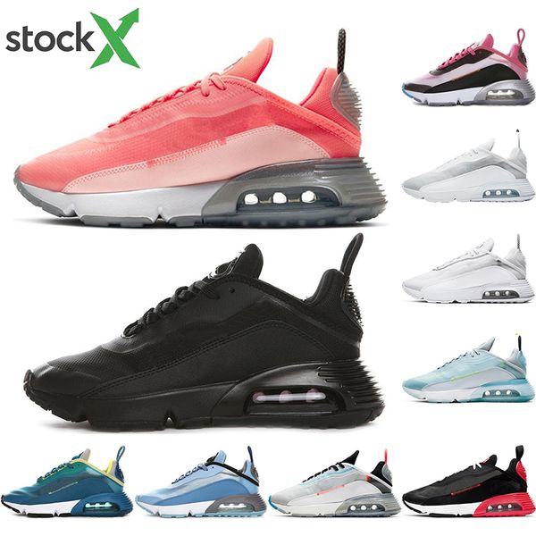 

with socks 2090 running shoes 2090s mens womens triple white black pink red bred pn dust designer sports sneakers trainers