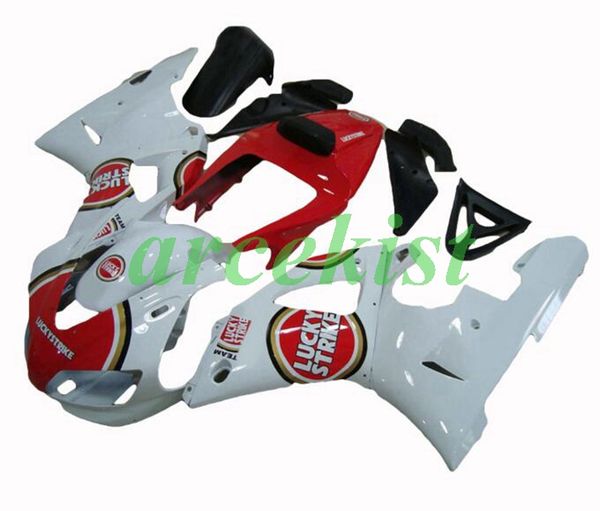 

новый abs мотоцикл полных обтекатели комплекты fit для yamaha yzf-r1 r1 1998 1999 98 99 кузовостроения набора пользовательского красного бел