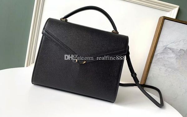 

5a 578000 24.5cm cassandra handle medium bag grain de poudre embossed leather shoulder bag,with dust bag,dhl ing
