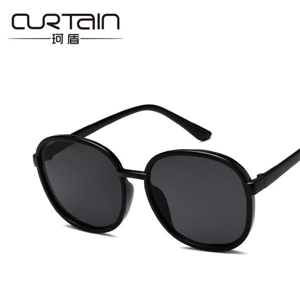 

curtain 2018 trend sun glasses transparent colorful women sunglasses fashion europe and america sunglasses lentes de sol mujer, White;black