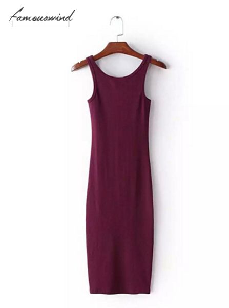 

o dress neck stretch sleeveless midi new women vintage package long tank dresses 4 colors designer clothes, Black;gray