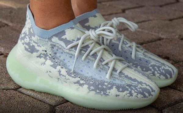 

2019 new release 380 alien kanye west running shoes 3m reflective men women basketball sport sneakers