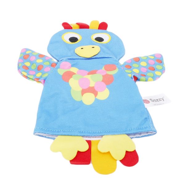 

1pcs baby clean bath hand puppet / bath rub / saliva towel glove towel cartoon animal lion frog elephant bath glove sponge