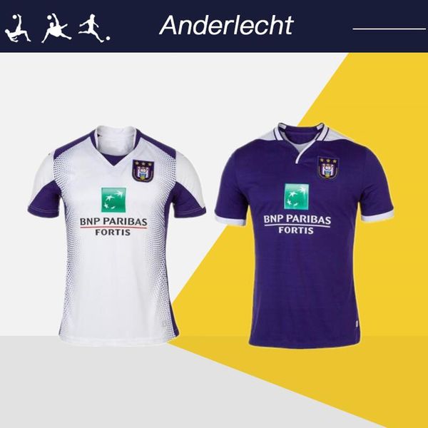 

2019 2020 rsc anderlecht verschaeren soccer jersey 19 20 rsca uitshirt home away camiseta football shirt kompany maillots de football, Black;yellow