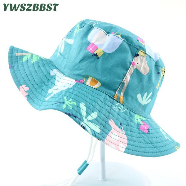 

new fashion spring summer baby girls hat cotton fisherman hat baby boys sun cap autumn kids sun hats child sunscreen cap, Yellow