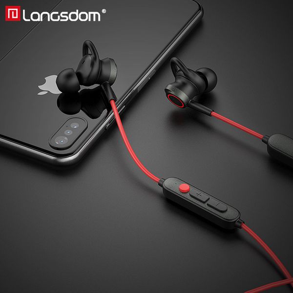 

new langsdom l80 bluetooth earphone headset 3 eq sound modes ipx6 waterproof sport wireless earphones fone de ouvido bluetooth
