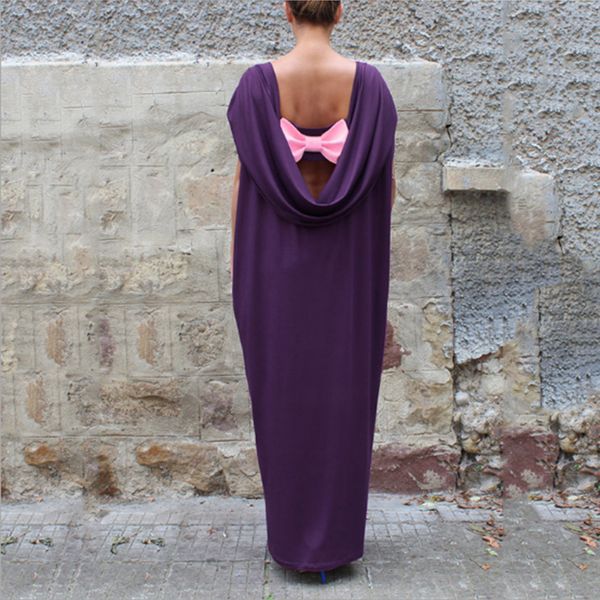 

casual maxi shirt dress full abaya bow backless loose long robe gowns party vestido muslim kimono loose islamic clothing, Black;gray