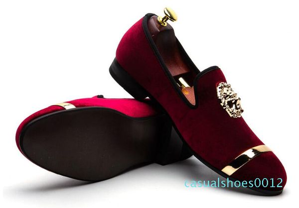 

мужчины brown velvet платье обувь пром мужчины smoking слиппер партии и венчание бездельников синий красный черный mens нескользкую на больш, Black