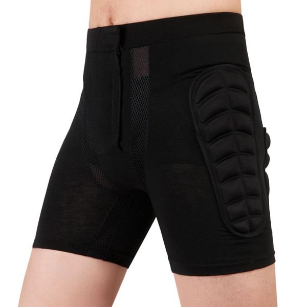 

hip padded pad shorts protective gear tool sportswear m/l/xl black extreme sports skiing protective hip pants cycling