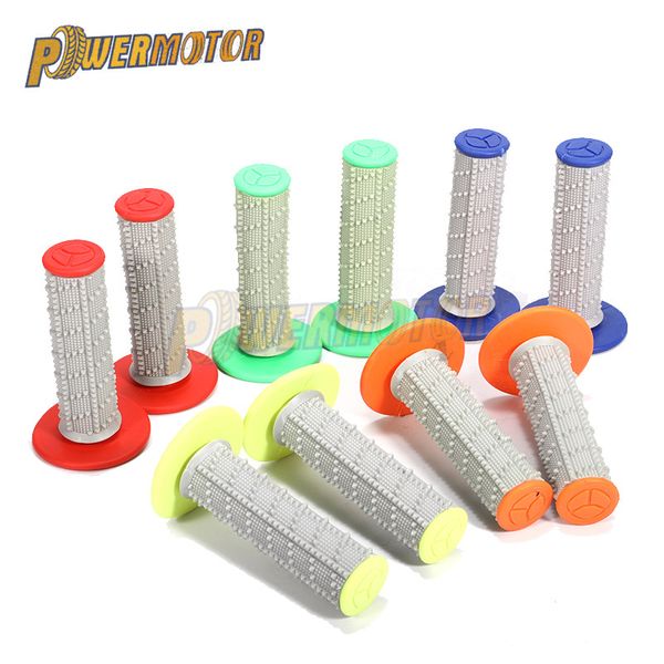 

motocross new grip handle mx grip for dirt pit bike motorcycle handlebar grips double color colorful hand grips ing
