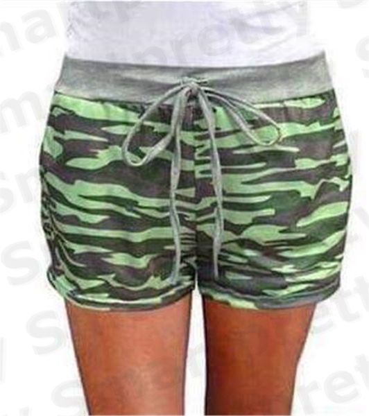 

summer pants women elastic waist shorts leisure homewear fitness pants sunflower print drawstring sandbeach shorts serape e31203, White