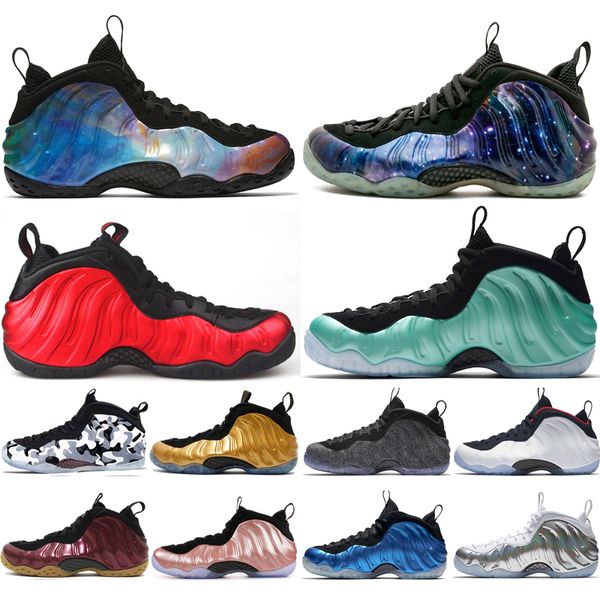 

Cheap New Alternate Galaxy 1.0 2.0 Olympic Penny Hardaway Sequoia Metallic Gold Mens Basketball Shoes foams one men sports sneakers designer