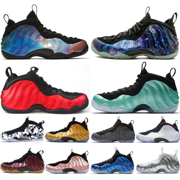 

new alternate galaxy 1.0 2.0 olympic penny hardaway sequoia metallic gold mens basketball shoes foams one men sports sneakers designer, White;red