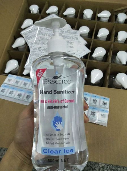 

the latest essence 500ml and 60ml alcohol hand sanitizer gel, with ce certification and quality test report, ups ing