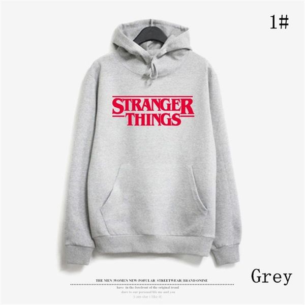 

new mens designer hoodies hip hop style original men sports stranger things printed hoodie long sleeve sweatshirts size s-3xl, Black