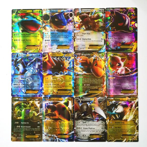

pokemon ex shining takara tomy cards game battle carte 100pcs trading toys for children