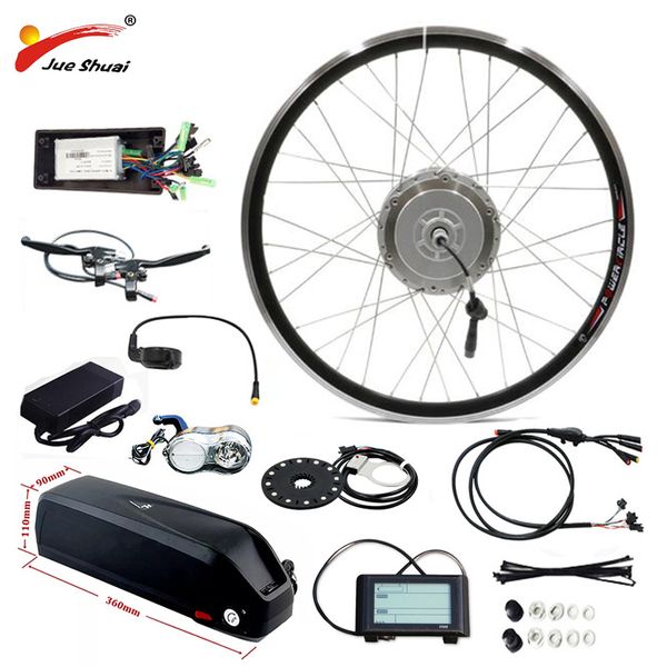 

bafang motor 48v 500w electric bike conversion kit 8fun brushless hub motor 48v10ah/13ah battery batterie velo electric
