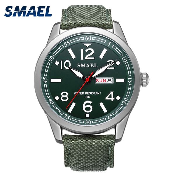 

new smael men watches military alloy big dial sport watch waterproof men wristwatch brand 1317 digital watch bracelet, Slivery;brown