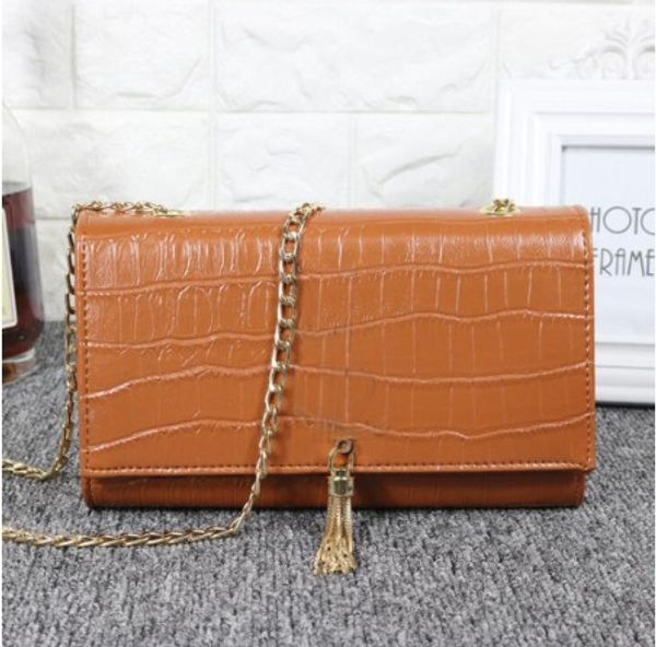 

fashion tote bag 2019 new quality pu leather women's large handbag crocodile pattern shoulder messenger bags