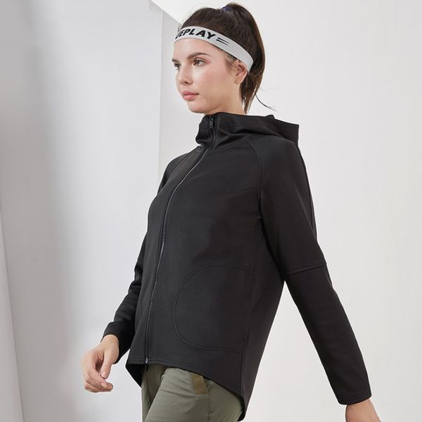 

lulu women's breathable quick-drying fitness running sports jacket zipper coat post 1pcs can be customized patterns