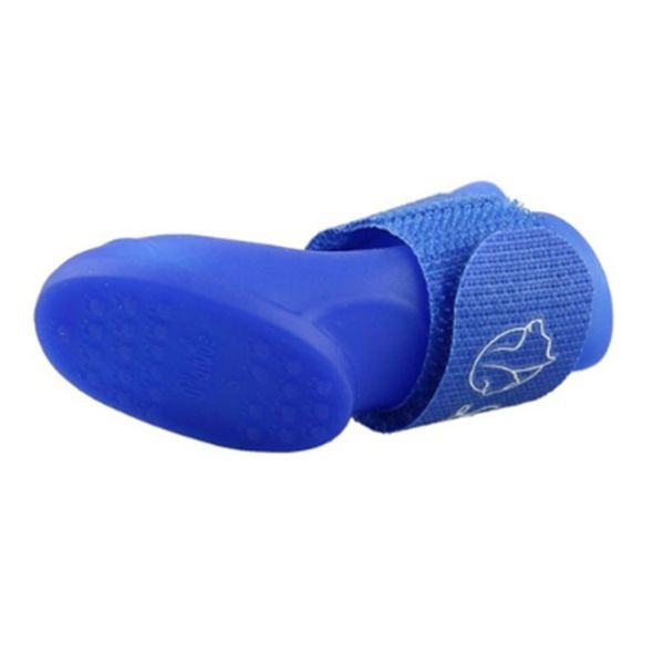 

1 пара / set водонепроницаемый anti-slip домашние животные собаки обувь дышащий пвх сплошные цвета дождя сапоги обувь для зоотоваров