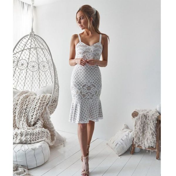 

women dresses elegant for party slip dress hollow out lace fishtail dress plus size dinner dresses for women vestido renda frock, Black;pink