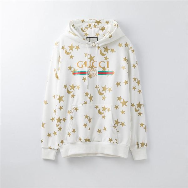 

hoodies for mens womens spring hooded sweatershirts stars and moons printed casual pullover hooded sweatshirt clothing b103680v, Black