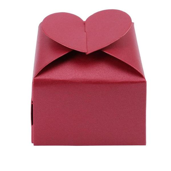 

10pcs/lot multi colors pearl wedding box cake box designs wedding gift for guests