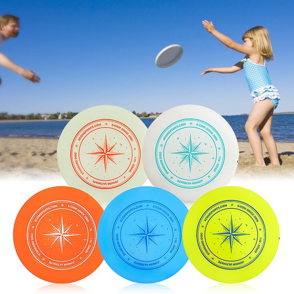 

flying disc 9.3 inch 110g plastic flying discs outdoor play toy sport disc for juniors beach games