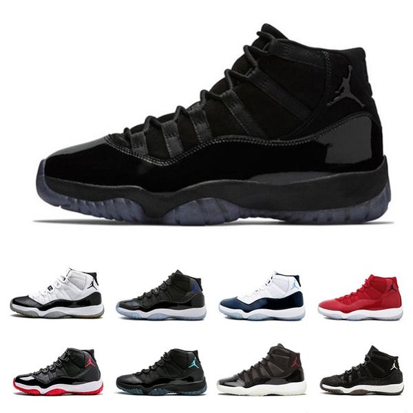 

Баскетбольные кроссовки Mens 11s 11 Concord 45 Тренажерный зал Red Platinum Tint Кроссовки Space Jam Pro