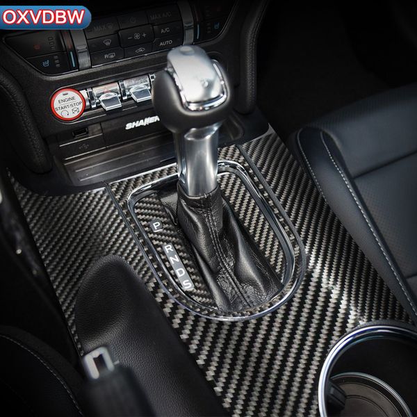 2019 For Ford Mustang Carbon Fiber Control Gear Shift Panel Decorative Cover Car Styling Sticker 2015 2016 20171819 Auto Accessories From Oxvdbw
